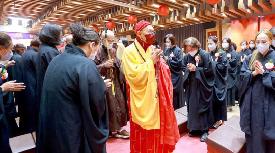 靈鷲山華嚴法會20周年圓滿心道法師期勉生生世世學佛